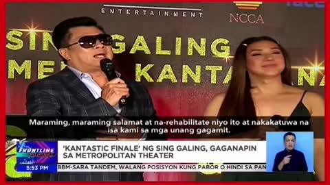 "Kantastic Finale' ng Sing Galing,isasagawa sa Met Theater