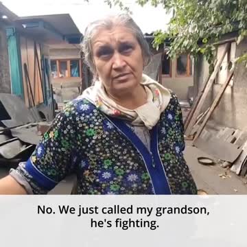 'The shells pierced the gate, the fence. The roof tilted.'