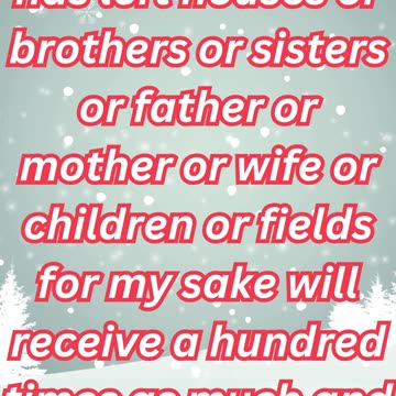 "The Reward for Sacrificing for Christ" Matthew 19:29#shorts #youtubeshorts #youtubeshorts #ytshorts