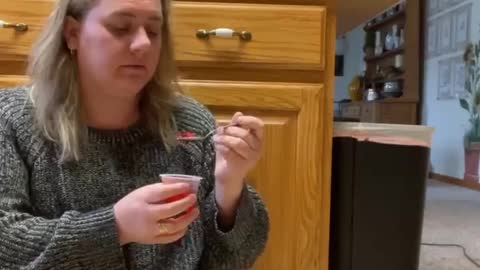 Mom Momentarily Chokes on Jello