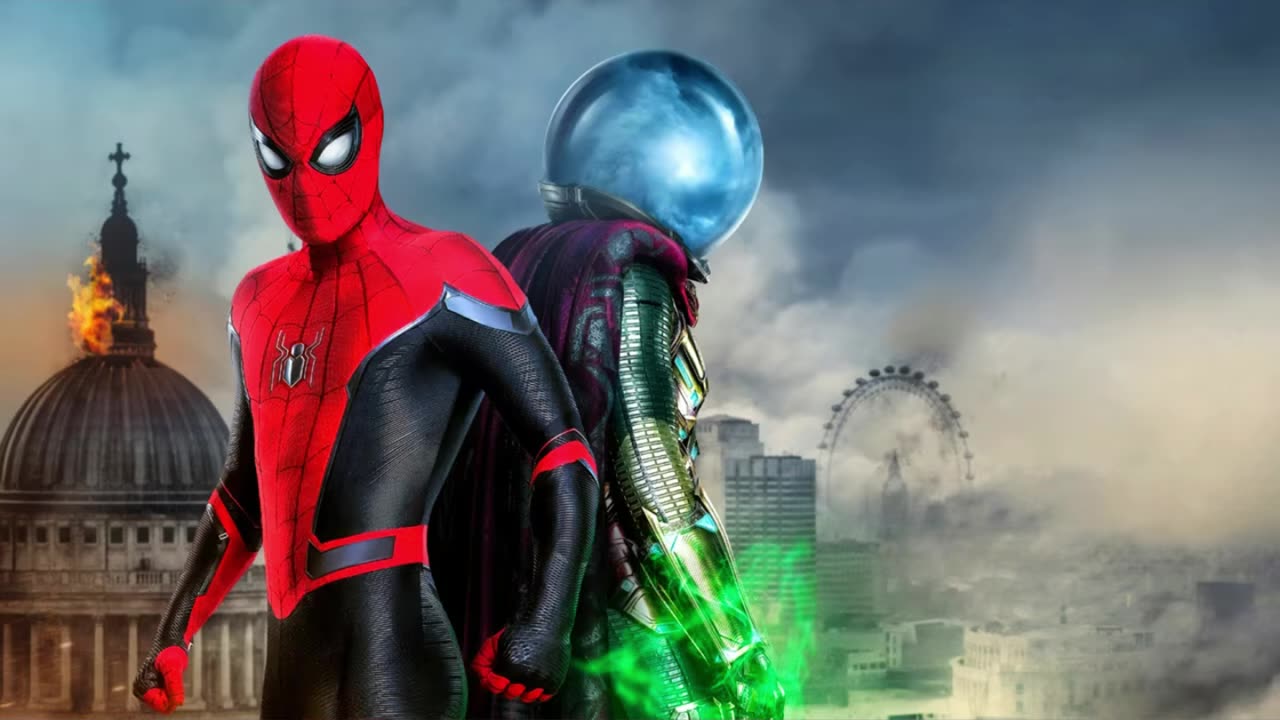 Spideman vs Mysterio Spiderman No Way Home