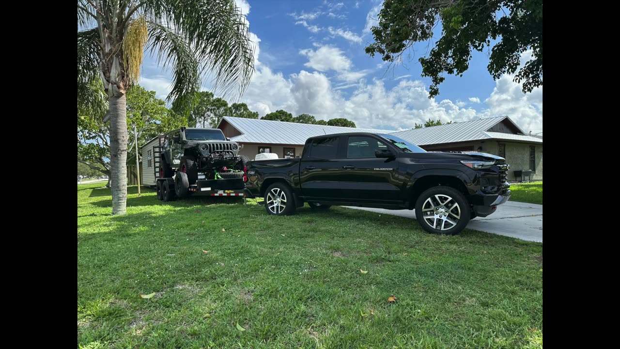 2023 Z71 Chevy Colorado first tow