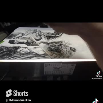 Charcoal art for page 27