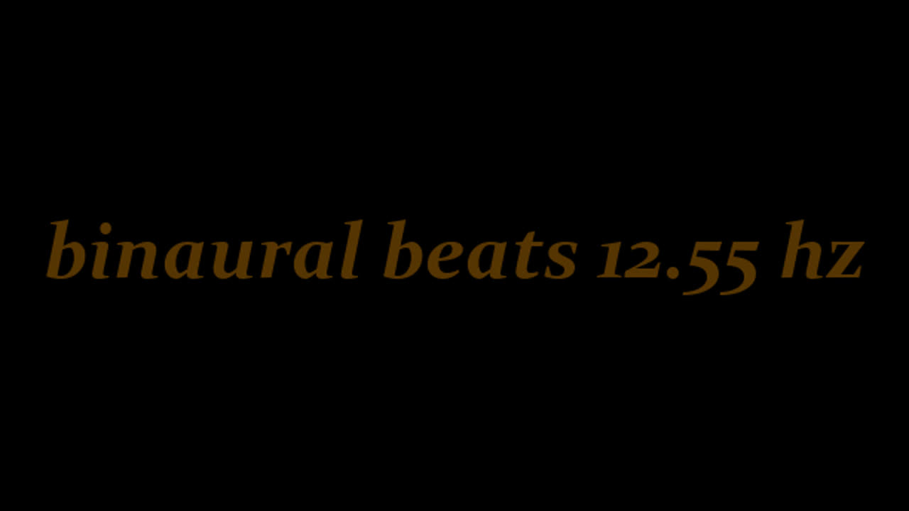 binaural beats 12.55 hz