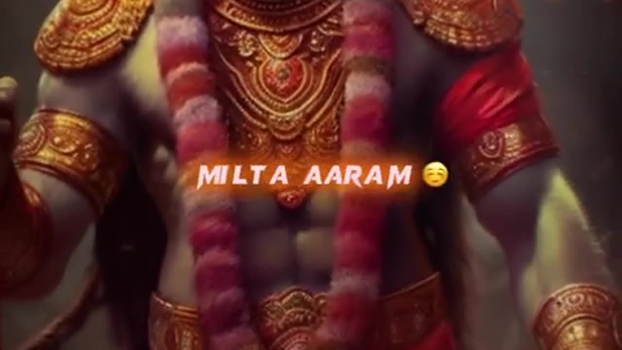 Lord Hanuman mast WhatsApp status