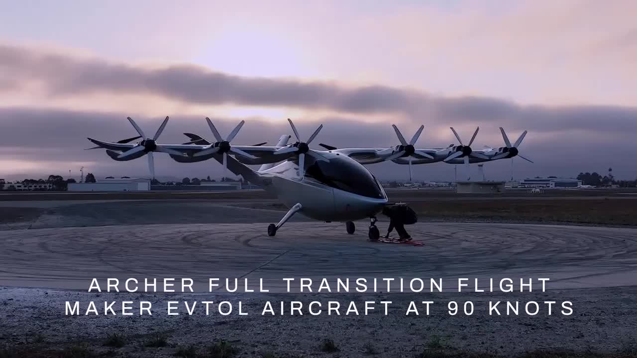 Archer Full Transition Flight
