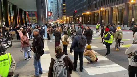 Today in Chicago BLM Protest the Kyle Rittenhouse Verdict