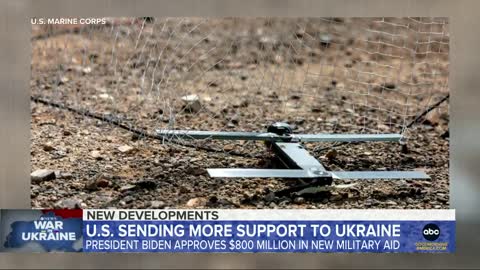 Biden outlines $800M aid package to Ukraine l GMA