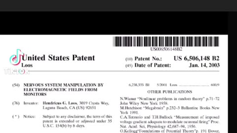 Nervous System Manipulation Patent