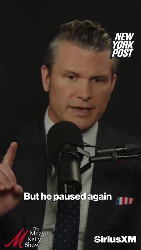 Pete Hegseth shares what Trump told him when asked why he chose him..