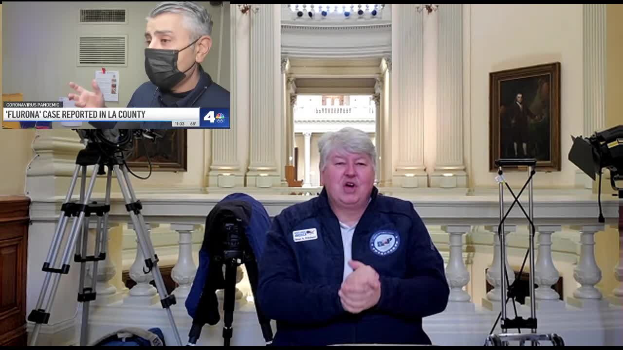 #BKP discusses "Flurona" Case reported in LA County!