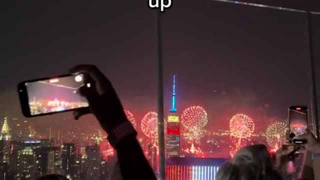 POV: You're watching the fireworks in New York