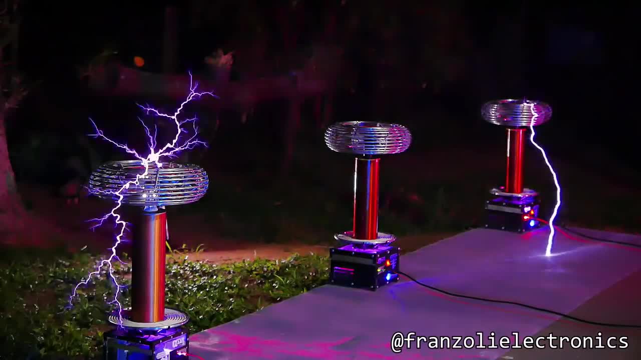 KATYUSHA, but with TESLA COILS