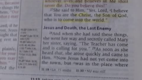 Jesus & Death, the last enemy - John 11:28-37 NKJV