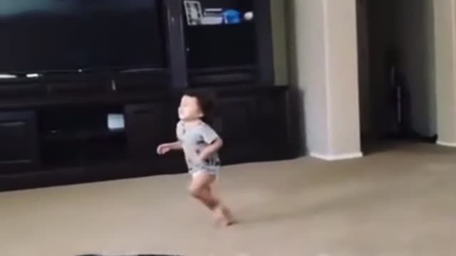 Little guy in war zone | Little boy running for dear life | Funny Video