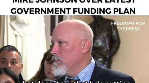 Chip Roy DOES NOT Like Speaker Johnson's spending proposal