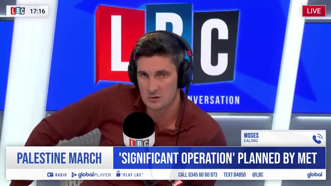 LBC caller claims 'narrative has been spun' on Palestine protests | LBC