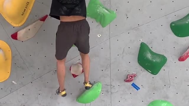 Shougang Extreme Park - the first time to climb here, it is low difficulty, nearly 30 pieces have be
