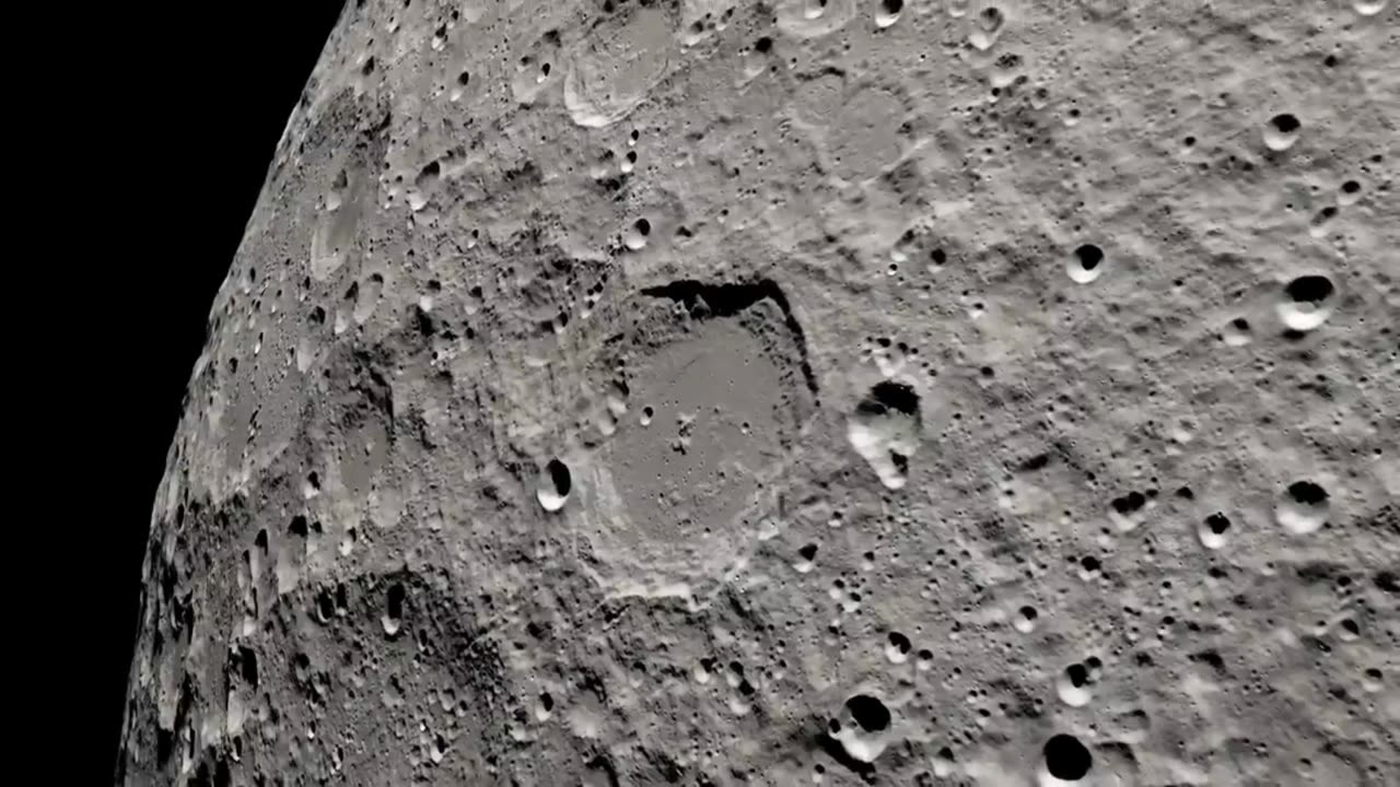 Lunar Closeup View First Time | Moon Closeup Video