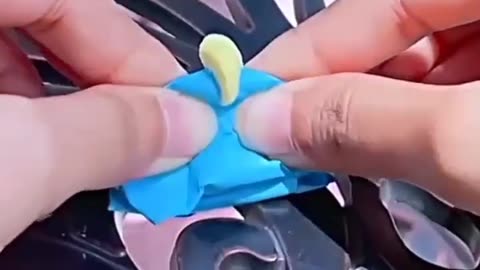 DIY viral paper pimple🤢#shorts #love #art #craft