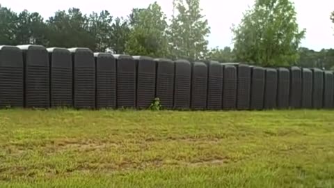 FEMA CDC coffins Madison, GA August 30, 2009