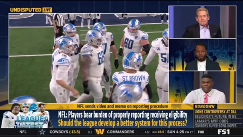 UNDISPUTED Skip Bayless react NFL Players bear burden of properly reporting receiving eligibility