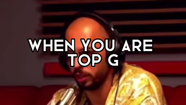 Andrew Tate: What is a TOP G