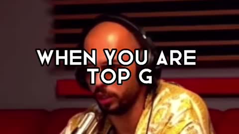 Andrew Tate: What is a TOP G