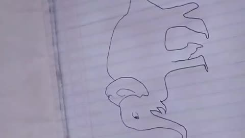 Azkian Drawing Elephant