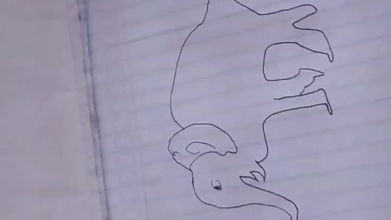 Azkian Drawing Elephant