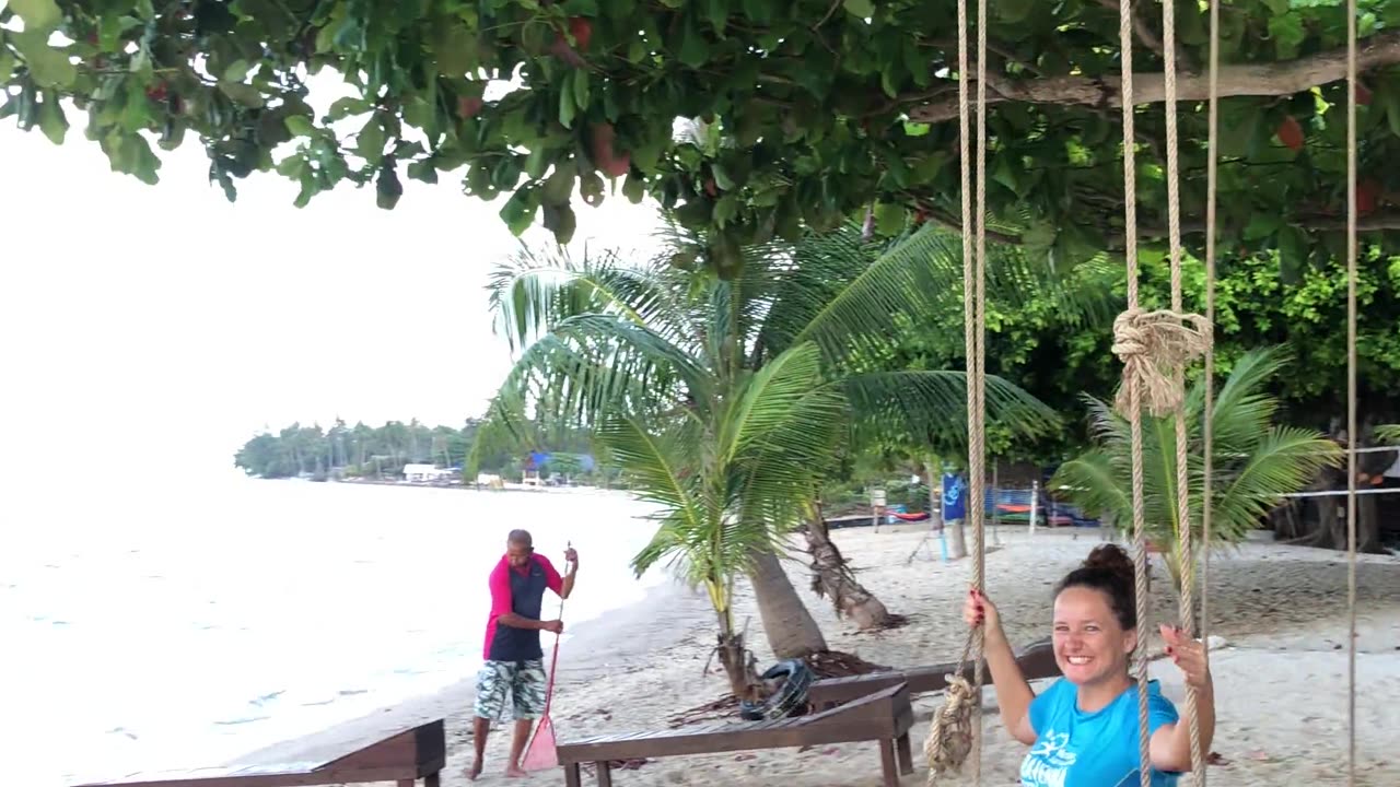 swing on the beach