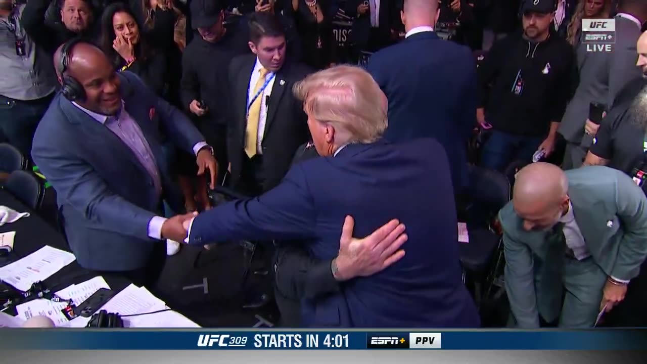 President-Elect Trump Enters UFC Arena To Roaring Applause (VIDEO)