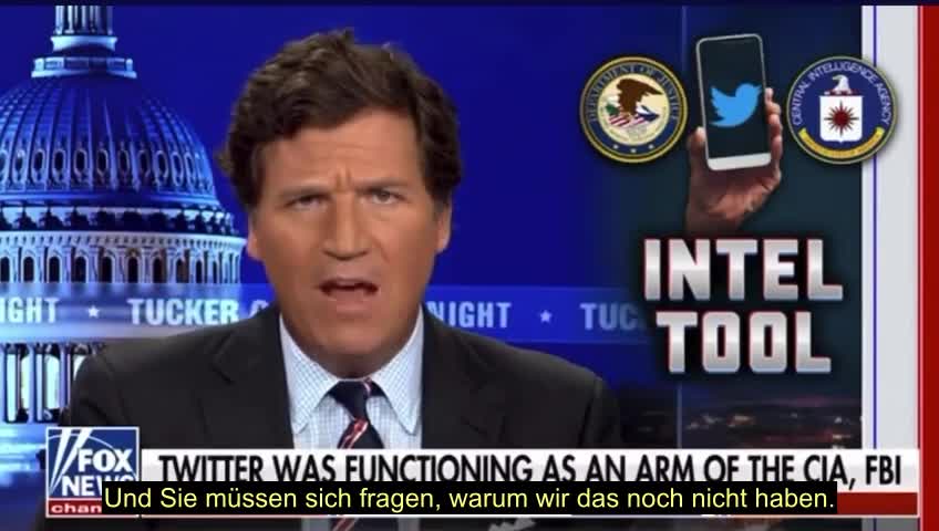 Tucker on Twitter and intelligence agencies: