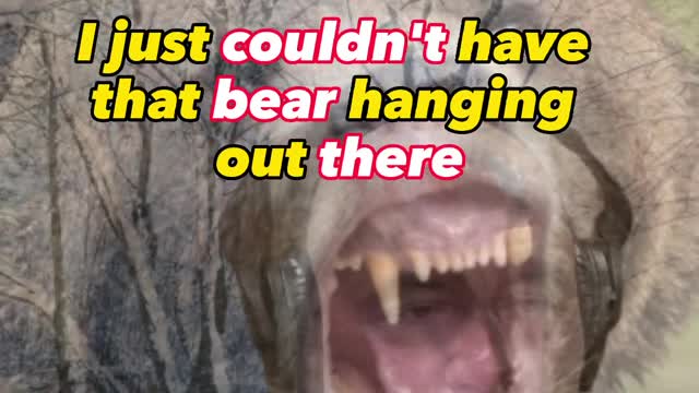 Attacked by a Grizzly bear