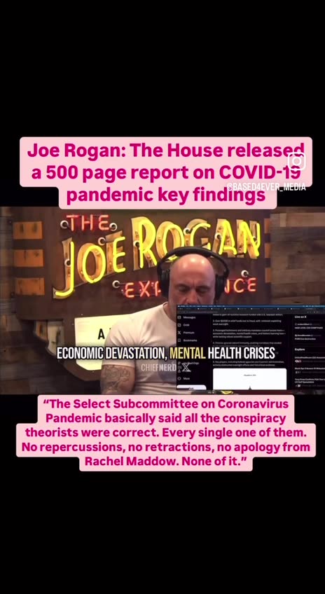 JRE | Covid 19 Plandemic Key Findings