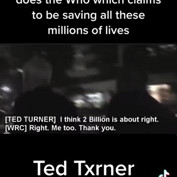 Ted Turner says 6 billion people need to go.