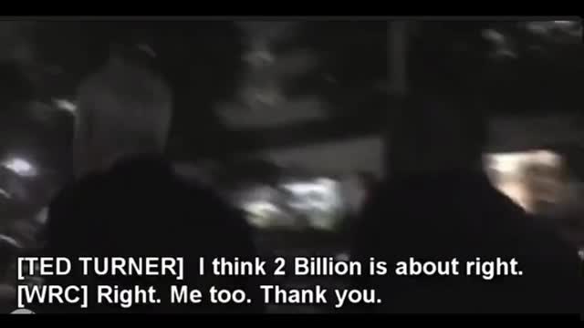 Ted Turner says 6 billion people need to go.