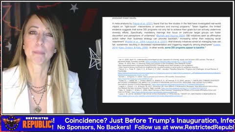 Restricted Republic - Coincidence Just Before Trump’s Inauguration, Infection Breaks Out 11-27-24