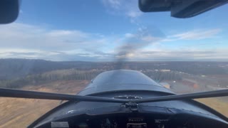 Cessna 170b Practicing Short Field Techniques at the Soldotna Airport.