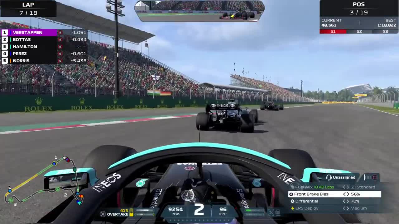 F1 2021 - Championship Round 19 Mexico City Mercedes F1 W12 Hamilton