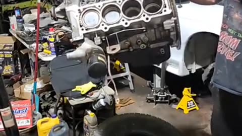 98' SVT Cobra 4.6L 4-Valve Twin-Turbo Engine Removal