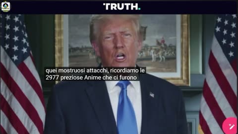 NEW 11/09/2023 TRUMP - NON LO DIMENTICHEREMO MAI! ITALIANO .