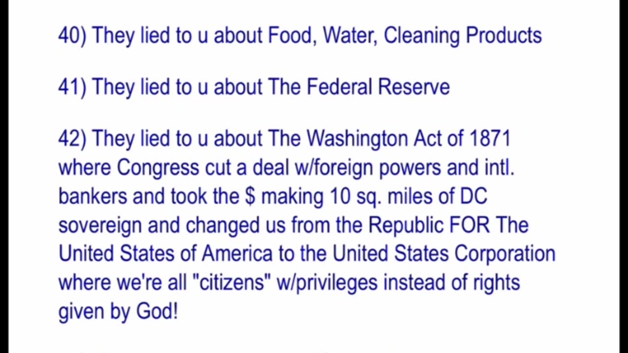 They Are Lying To You