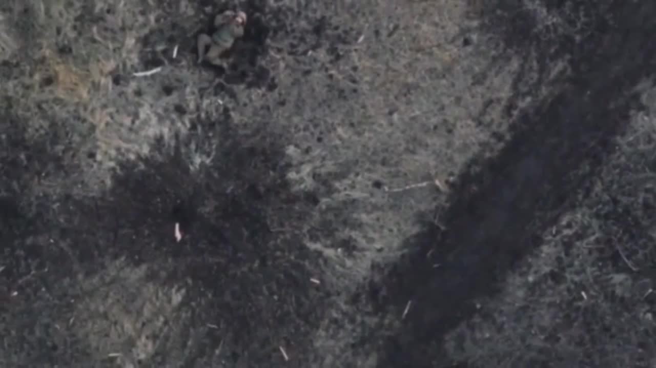Russian Soldiers Dodging Grenades