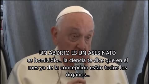 PAPA FRANCISCO "KAMALA HARRIS ES UNA SICARIO"