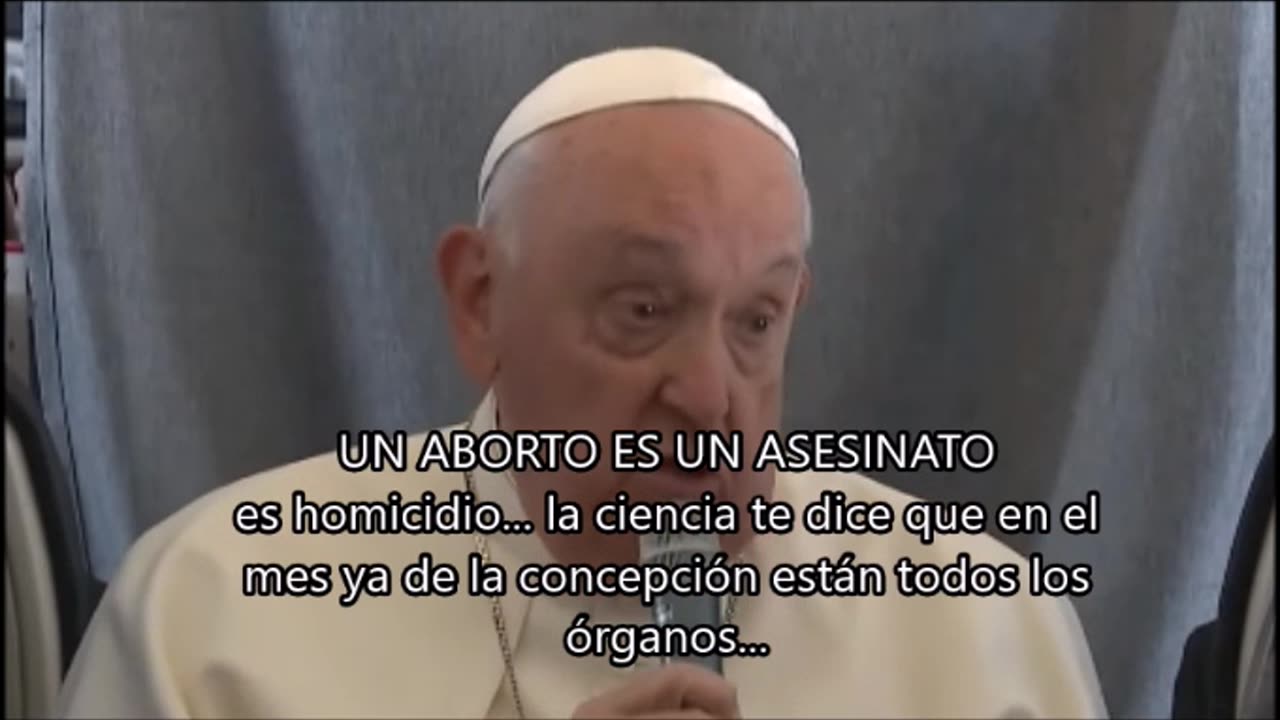 PAPA FRANCISCO "KAMALA HARRIS ES UNA SICARIO"