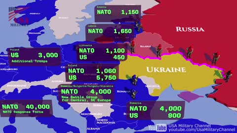 Where NATO Ground Forces Are Deployed [Russia-Ukraine Crisis]