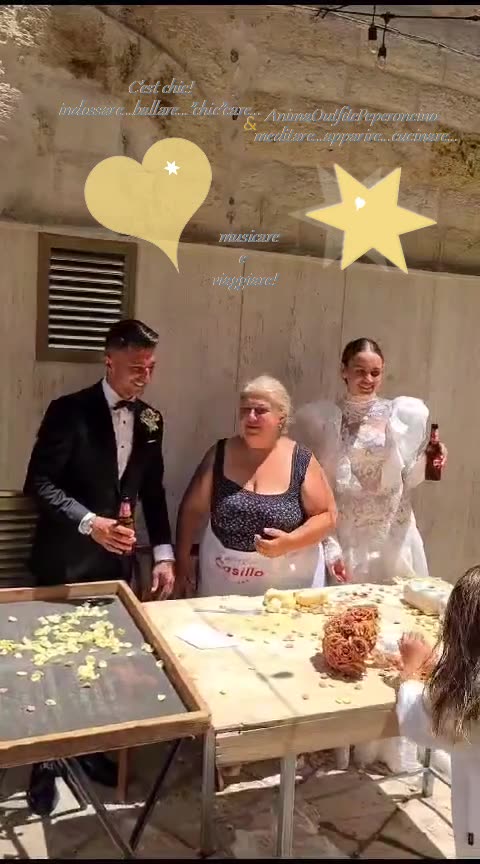 Nunzia da Bari festeggia Bellomo sposo