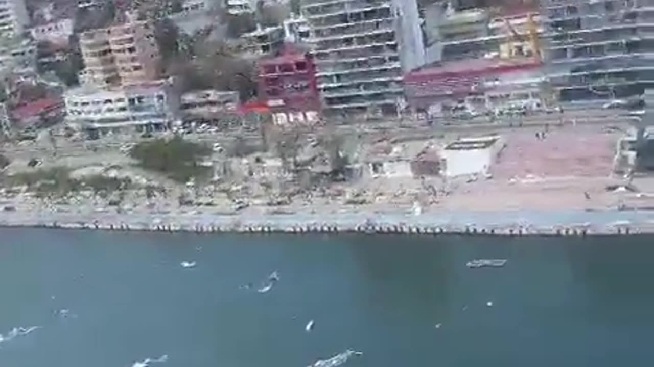 Acapulco after the hurricane. There have been reports of fatalities.