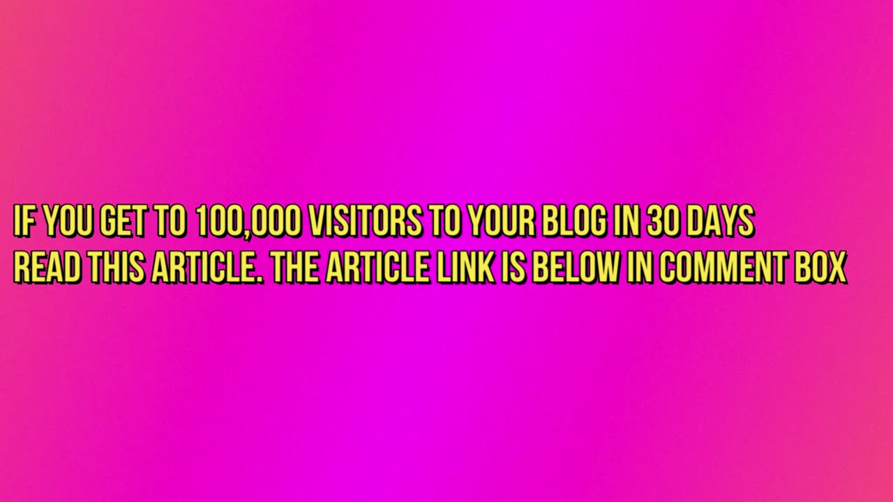 How to get 10000 vistors in blogger or wordpress last 30 days